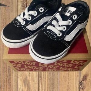 Vans Classic Black and White Sneakers